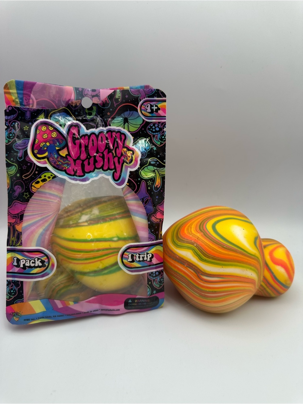 Yellow Swirl Squishy Toy - Kids Toys